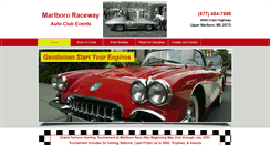 Desktop Screenshot of marlbororacewayevents.com